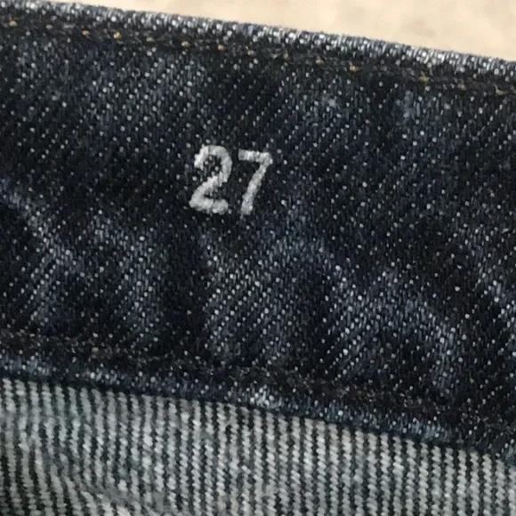 Gap Denim Shorts Womens 27 Blue Jean Summer Cuffed Boho Coastal Cowgirl Beach - Picture 6 of 11